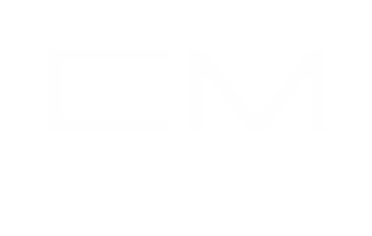 logo cm clinic medicina estética (blanco transparente)